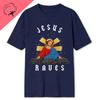 DJ Jesus Raves T Shirt Unisex Adult Unisexs Womens Gift Cool Music Fashion Top Cotton Oneck Classic Vintage  Clothes Retro Tee