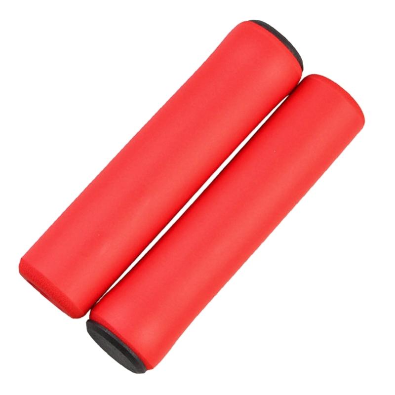 One Pair Bike Grips Sponge Handlebar Grips and Silicone Brake Handle Cover Ultraight Anti-Slip for Bike, Mountain Bikes