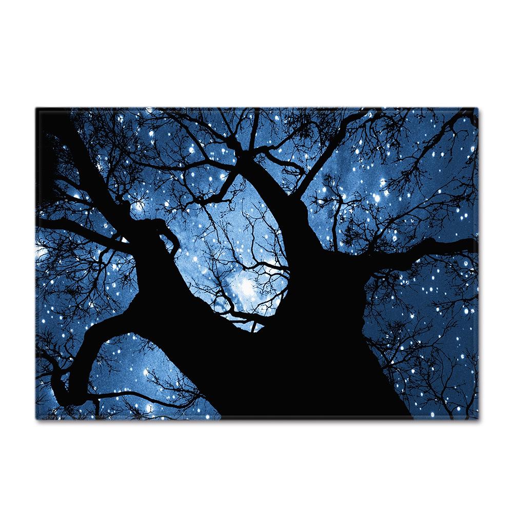 Starry Sky Carpet Feather Wind Bedroom Floor Mat