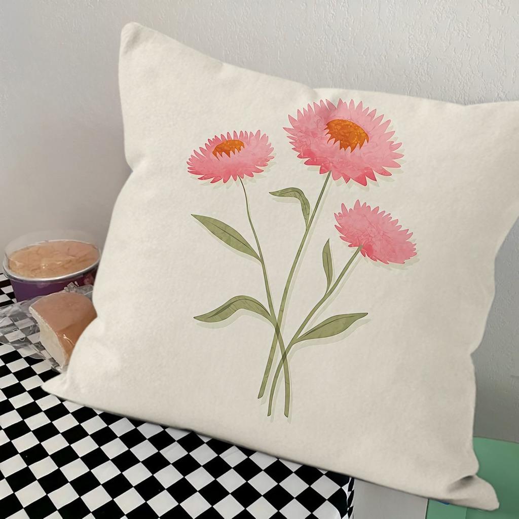 Fresh Fruit and Vegetable Digital Printing Pillowcase Sofa Living Room Cushion Cover Bedroom Bedside Natural Wind Pillow Cover