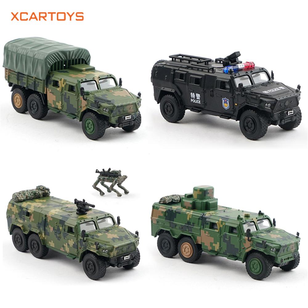 Xcartoys1/64 Dongfeng Off-road Jeep Information Combat Vehicle Ornaments Mengshi Gen.3 Wheeled Transport Armored Assault Vehicle