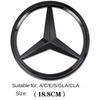 VRF2   ABS Car Front Grille Emblem Decal Cover Accessories for Mercedes Benz W204 W205 W210 W211 W212 W213 C E Class GLA GLK ML GLC GLE