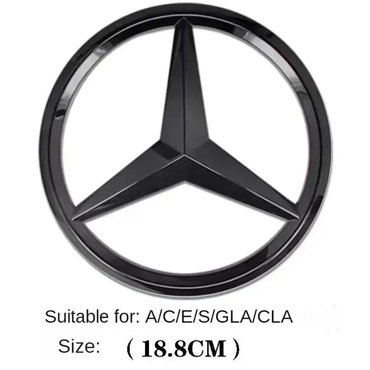 VRF2 ABS Car Front Grille Emblem Decal Cover Accessories for Mercedes Benz W204 W205 W210 W211 W212 W213 C E Class GLA GLK ML GLC GLE