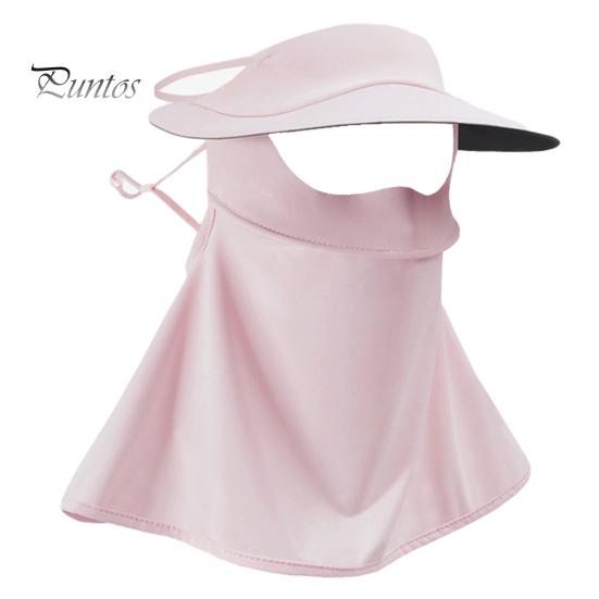 

Летняя шляпа от солнца с защитой лица, складная пляжная шляпа, сплошной цвет, ледяной шелк, защита от солнца, дышащая, быстросохнущая шляпа розовый