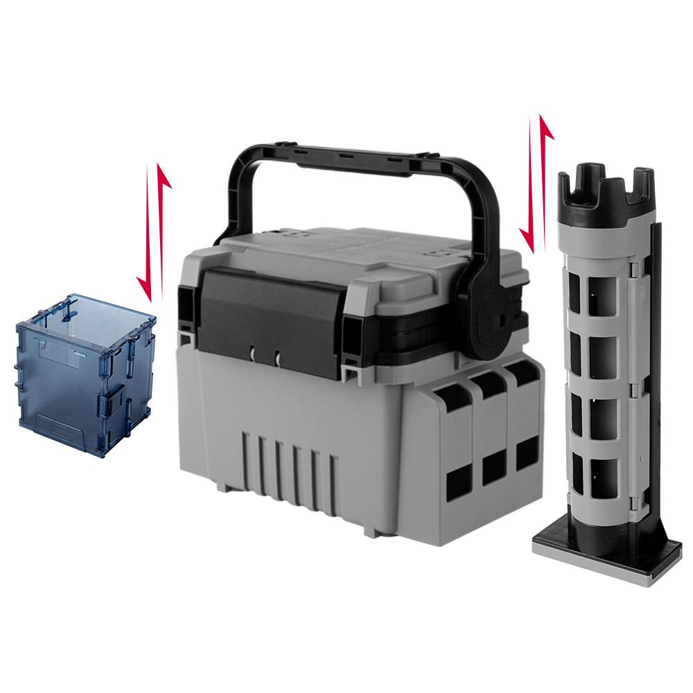 Lure Fishing Box, Lure Bait Box, Outdoor Multi-functional Double-layer Fishing Accessory Storage Box, Lure Fishing Box