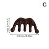 Body Meridian Massage Comb Sandalwood Five Wide Tooth Comb Acupuncture Therapy Blood Circulation Anti-static Smooth Hair