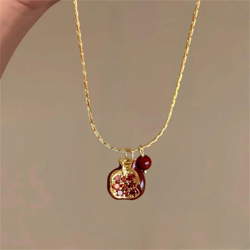 1 Piece Summer Sweet Women Choker Collarbone Chain  Pearl Fringe Necklace Luxury Minimalist Accessories