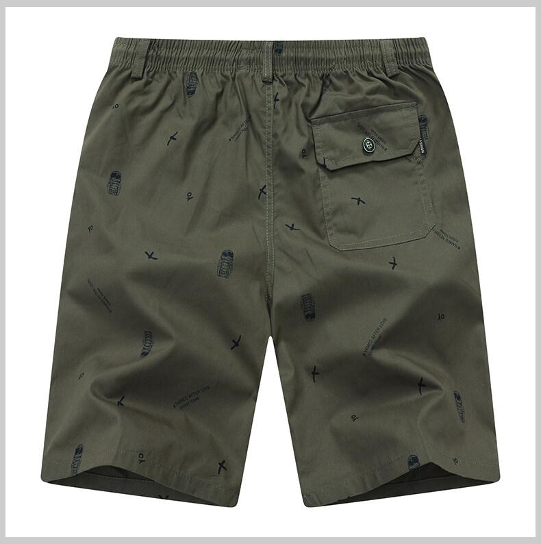 Men's Light Weight Beach Shorts Summer Casual Sweat Shorts Baggy Sports Wide Leg Print Gym Running Shorts