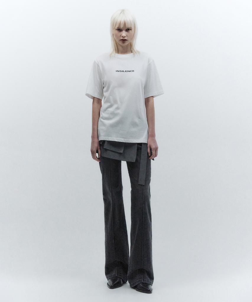 INSILENCE WOMEN Og Logo T-Shirt White