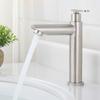 Washbasin Single Cold Water Faucet Household 304 Stainless Steel Ceramic Basin Washbasin Single Cold Water Faucet