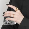 Minimalist Fashion Adjustable Open Index Ring Unique Personalized Simple Versatile Jewelry For Women And Men