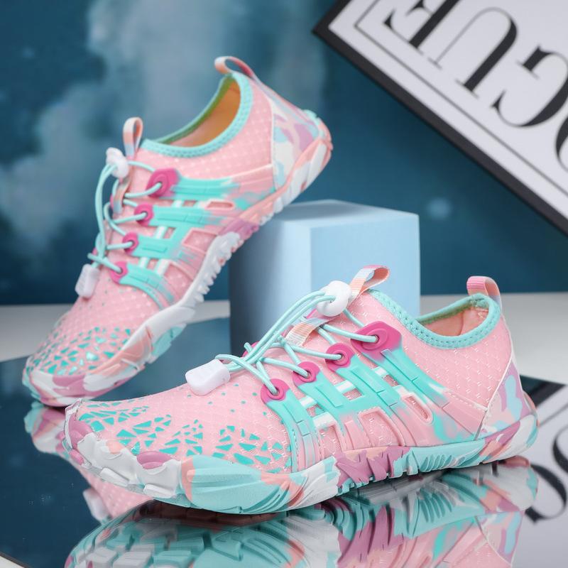 Nové outdoorové sportovní boty pro sledování potoka pánské a dámské nízké plavání protiskluzové šnorchlovací boty s pěti prsty rybaření plážové brodící boty