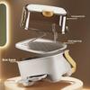 Thickened Portable Bottle Storage Box With Lid Multifunctional Dish Drying Rack Complementary Food Organizer Kitchen Daily Use
