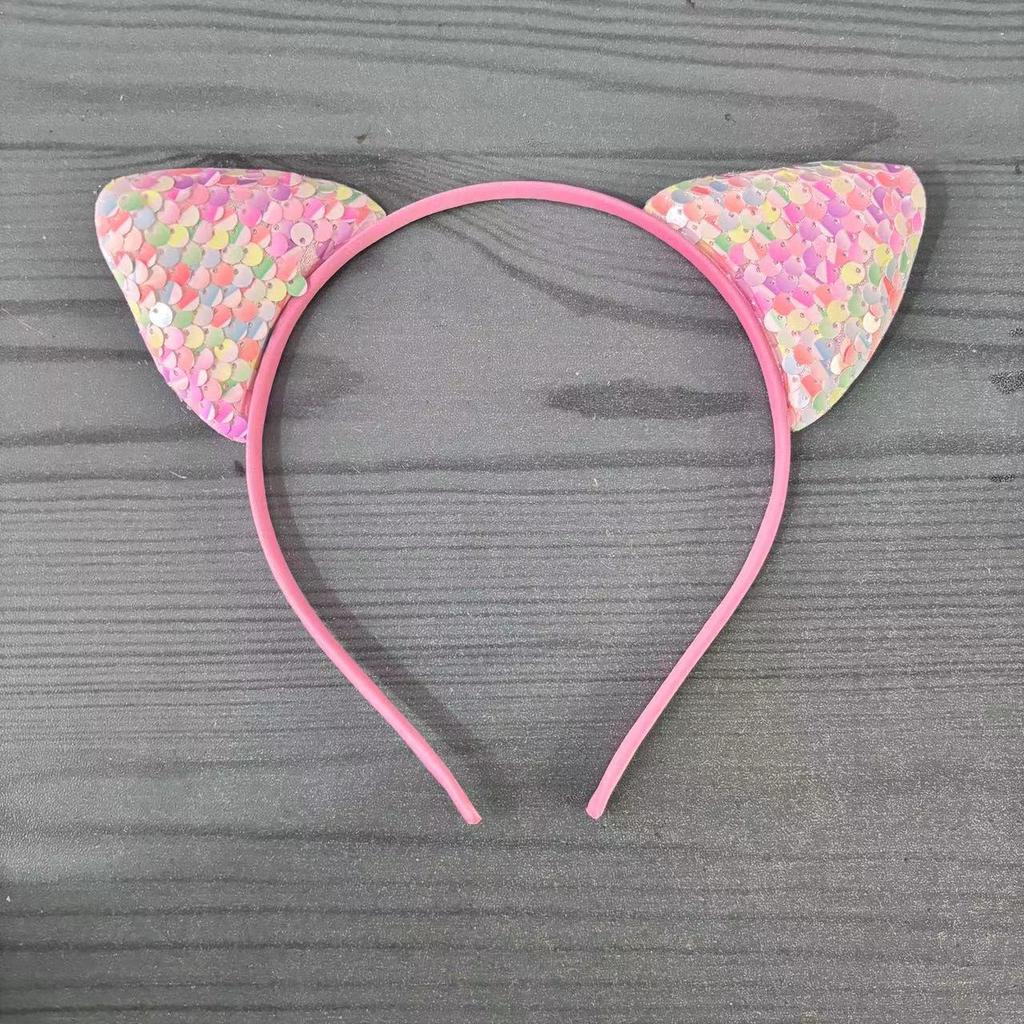 Sequin Cat Ears Headband for Kids - Cute DIY Fabric Hair Accessory