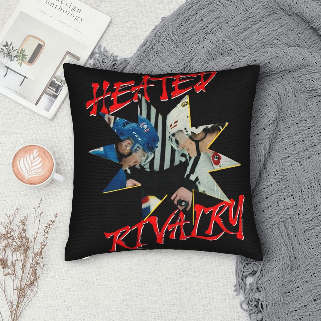 Vintage Shane Hollander & Ilya Rozanov Heated-Rivalry Pillowcases Cushion Cover Throw Pillow Cover Bed Decor Square Multi Size