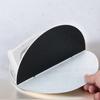 Multifunctional Sandpaper Rack Self-Adhesive Sanding Sandpaper Tool Semi-Circular Angle Sanding Tool with 10 Sandpaper