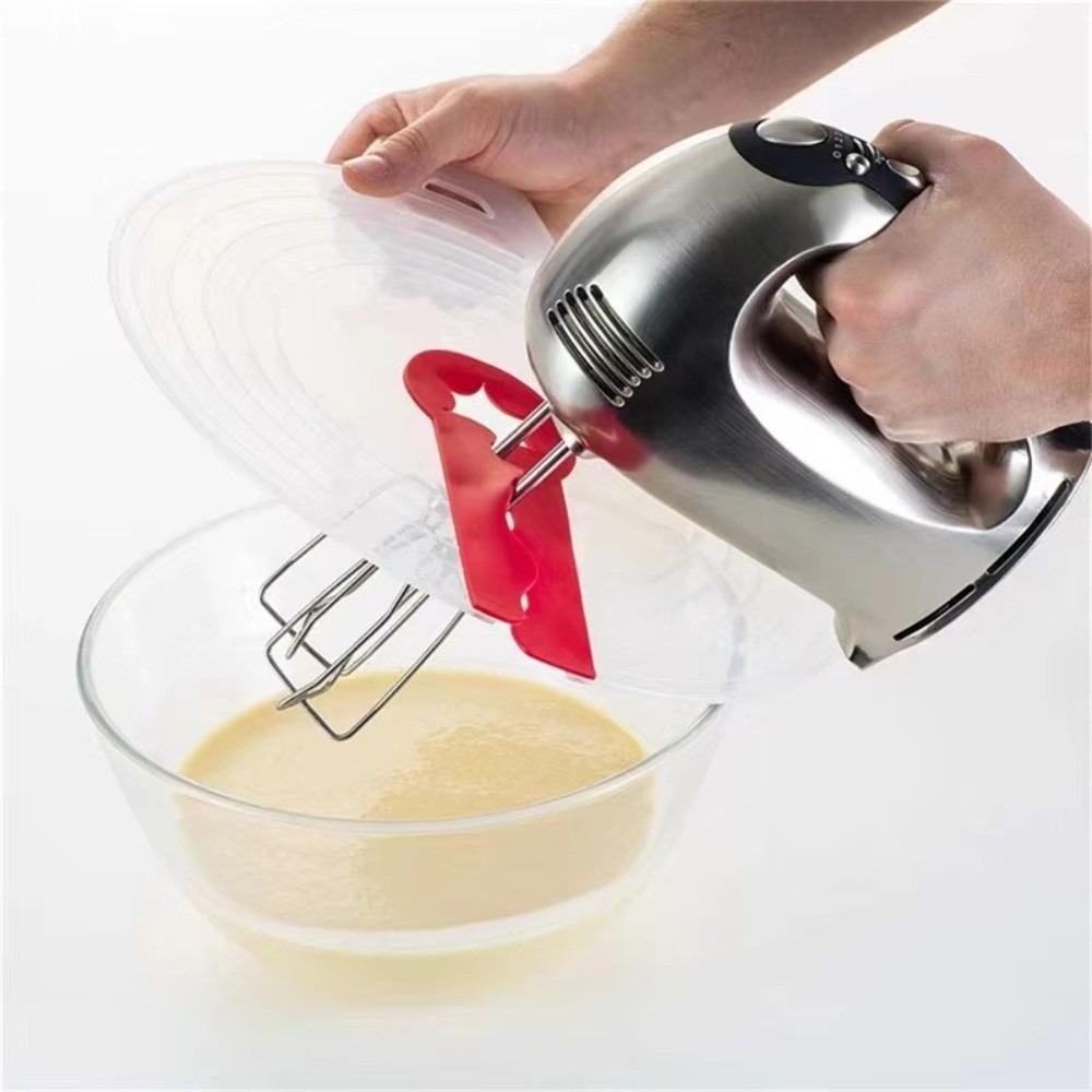 Silicone Whisk Mixing Bowl Lid Universal Beater Splatter Protector Splashproof Cover  For Cooking