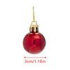 24-Piece 3cm Festive Christmas Ball Ornaments – Xmas Tree Hanging Decorations for Holiday Parties