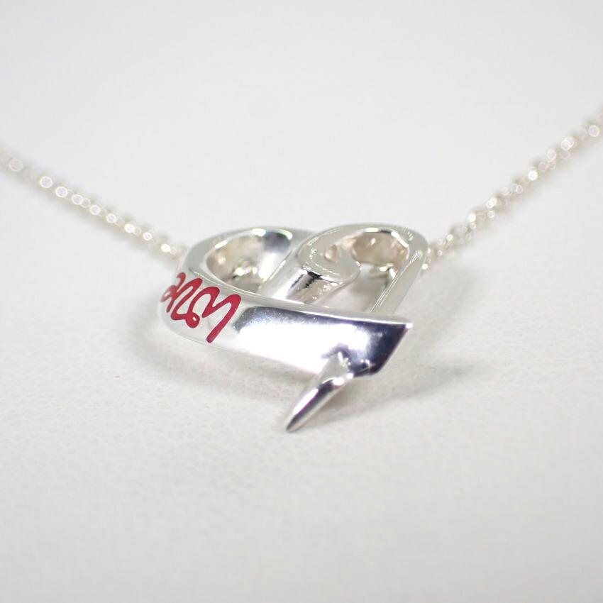 [Used] TIFFANY/Tiffany 925 Loving Heart LOVE Pendant/Necklace/j64-2
