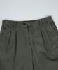 BIRBANTE Garment-Washed Twill Double-Pleat Chino Pants - Khaki