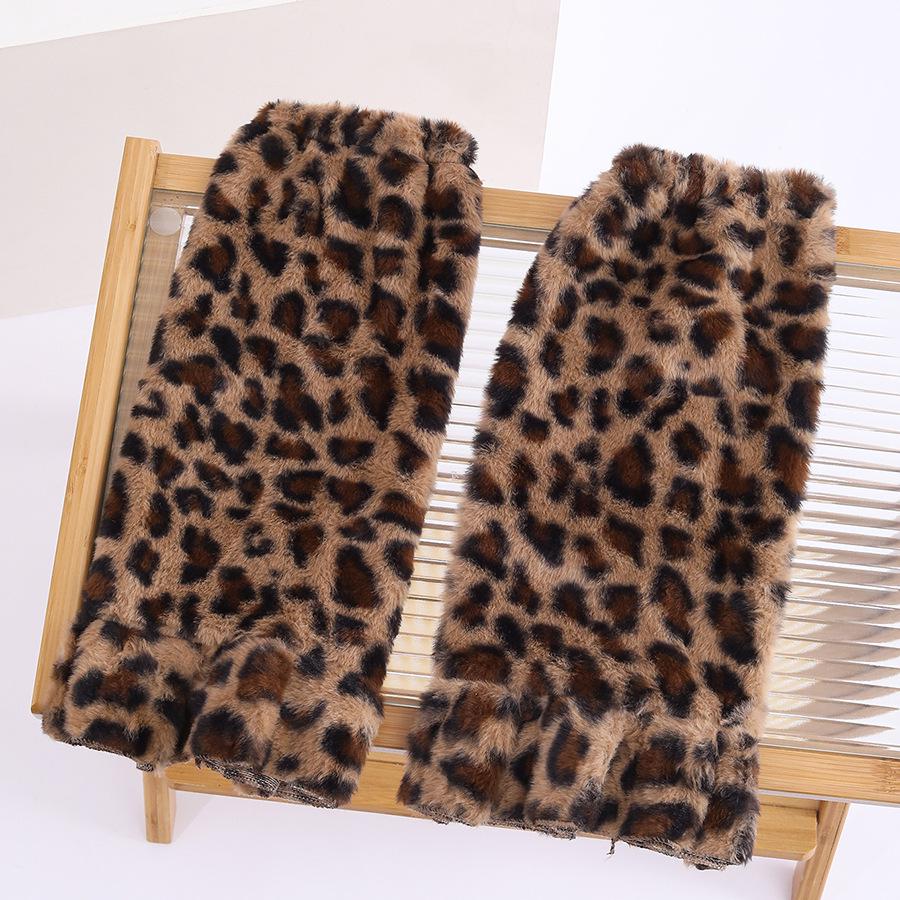

Leopard Print Leg Warmers: Slimming Calf Socks, Neon Warm Leggings, and Cozy JK Pile Covers One Size