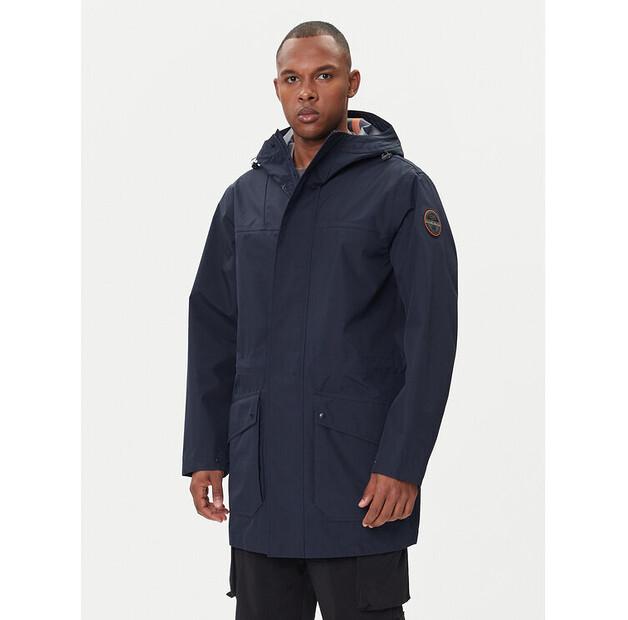 Зимняя куртка Napapijri A-Pilloz NP0A88SG Темно-синяя стандартного кроя