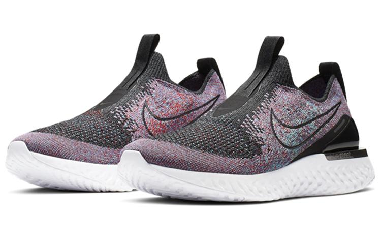 Nike Epic Phantom React Flyknit Black University Red Hyper Jade Women's BV0415-002