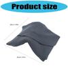 Portable Memory Foam Neck Rest For Airplanes Office Sleep Compacts Design Travel Pillow With Washable Fleece Cover
