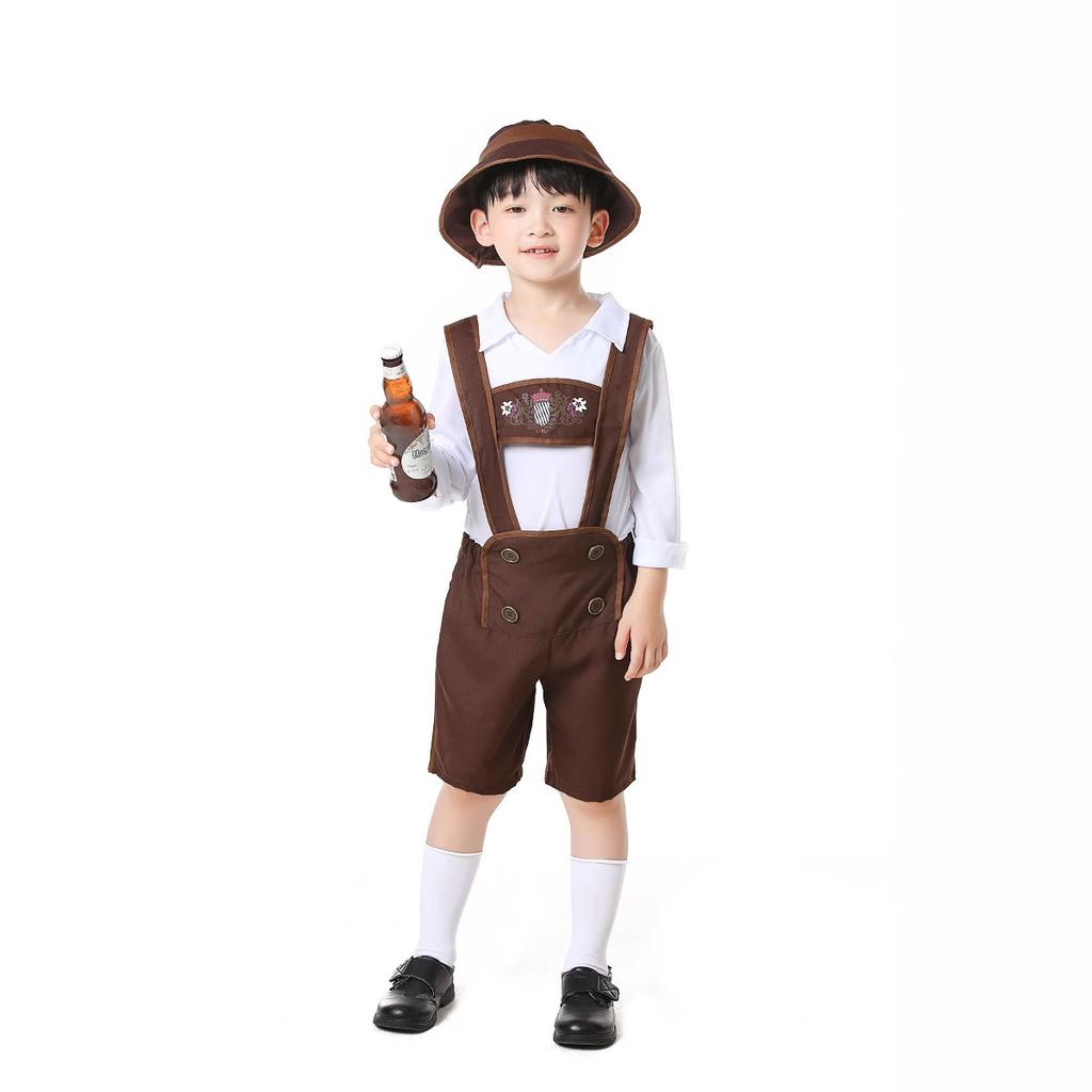 Costum tradițional bavarez Oktoberfest de Halloween Costum de bere Costum pentru copii adulți părinte-copil