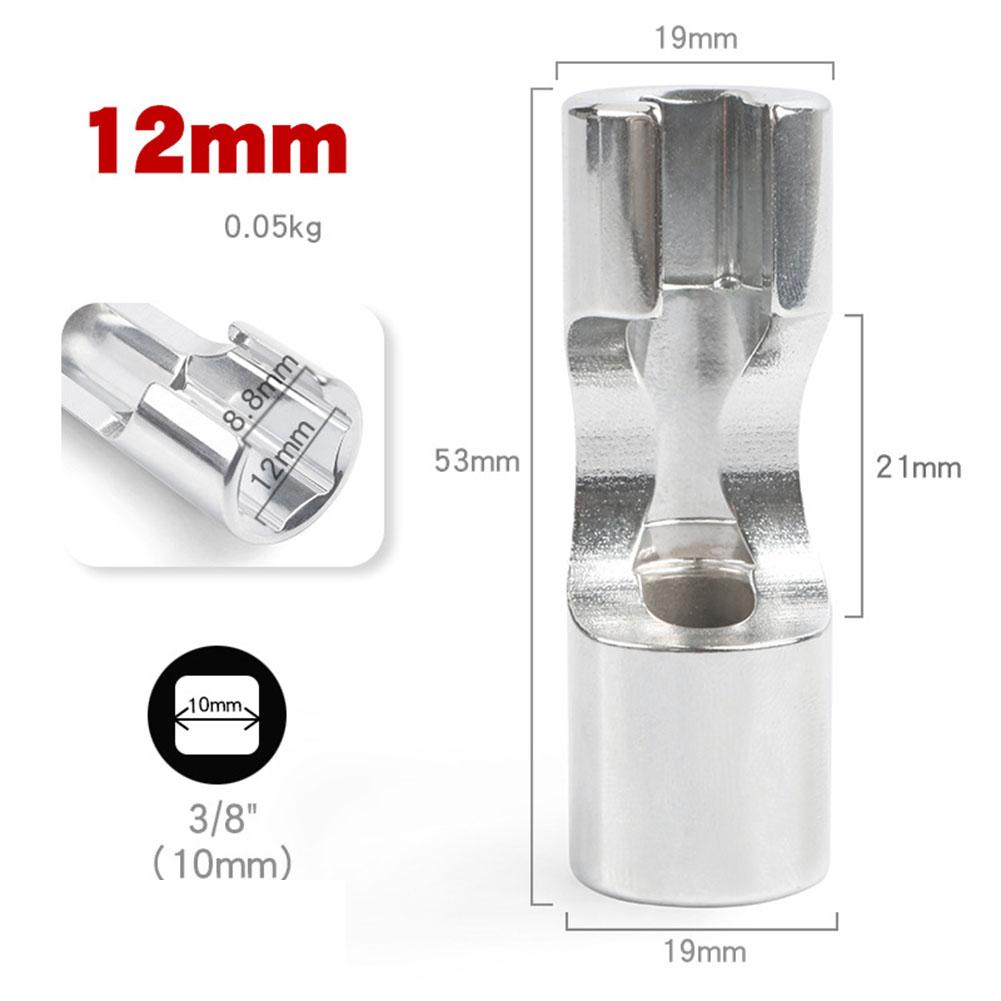 Fuel Line Socket Wrench 10-19mm Diesel Injector Fuel Line Socket Wrench Set Union Nut Socket For Elbow Nuts & Bolts Hand Tool