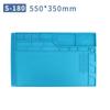 ESD Mat Heat Insulation Working Mat with Magnetic Groove Heat-Resistant Adsorption Soldering Mat Station Repair Insulator Pad
