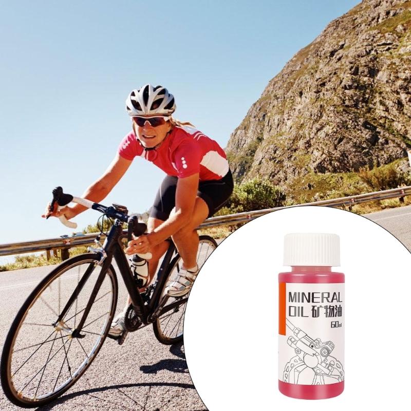 Bicycles Brake Mineral Oil Systems 60ml Fluid Cycling Mountain Bikes Mineral Oil For Bike Hydraulic Disc Brake Oil Fluid