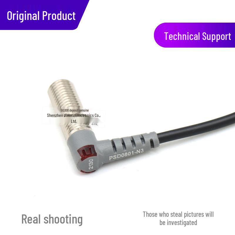 Taiwan RIKO PSD0801-N3 L-shaped Inductive Proximity Sensor, 3-wire.