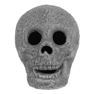 Feuerstelle Schädel Spukhaus Dekoration Tischplatte Halloween Ornament Schreckliche Schädel Braun Simulation Kopf Verängstigt