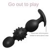 Grosses Perles Anales en Silicone Plug Anal Balle Intégrée Massage de la Prostate Masturbation Jouets Sexuels pour Femmes Hommes Gays Couples Jeux Adultes
