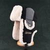 Color Matching Hat Women's Winter Thickened Warm Skiing Plush Cold-proof Cycling Anti-wind Cold Ear Protection Cotton Man
