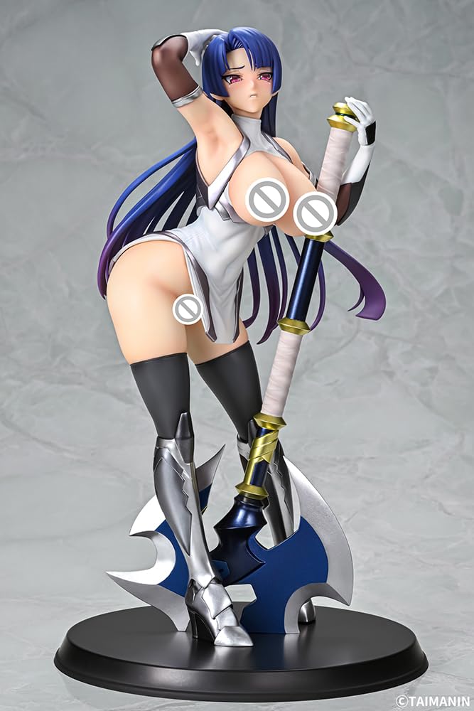 Taimanin RPGX Pale Young Purple Yatsumurasaki Scale PVC Painted Complete Figure Q-six 1/6 -