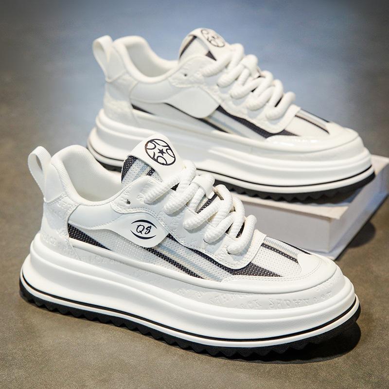 

Spring and summer fashion color matching thick-soled casual trendy shoes heightening soft-soled comfortable sports versatile men s shoes 39