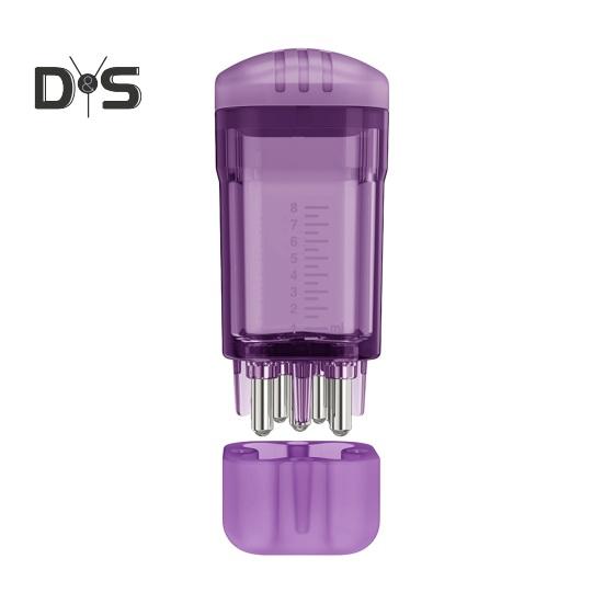 

Аппликатор для масла для волос 8 мл с точными весами, массажный аппликатор для кожи головы, расческа, прозрачная портативная щетка-дозатор для смазывания волос, расческа для нанесения на корни волос фиолетовый