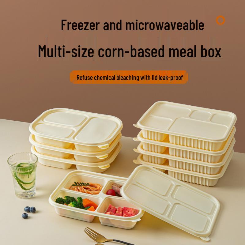 Contenedores de Alimentos Biodegradables con Compartimentos OEING