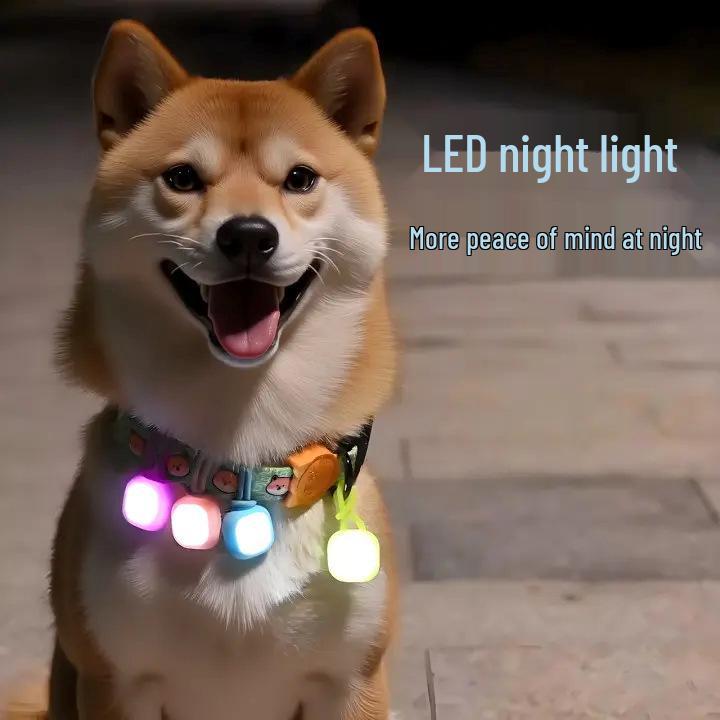 Haustier Leuchtanhänger: Hundespaziergang bei Nacht Anti-Verlust-Licht