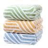 Towel New Jacquard Coral Fleece Bath Towel Striped Texture Soft Absorption Enlarged Thickened Bath Towel Household Women