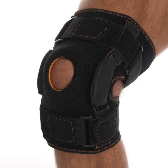 Sportkniebrace met Zijstabilisator, Knieband voor Meniscusletsel Artritis Pijnverlichting, Kniecompressiehoes voor Heren Dames met Patellapad