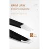 CNK  Wholesale  Stainless Steel Black Eyebrow Tweezer with Slant and Flat Point Beauty Tools for Eyebrows & Ingrown Hair Removal
