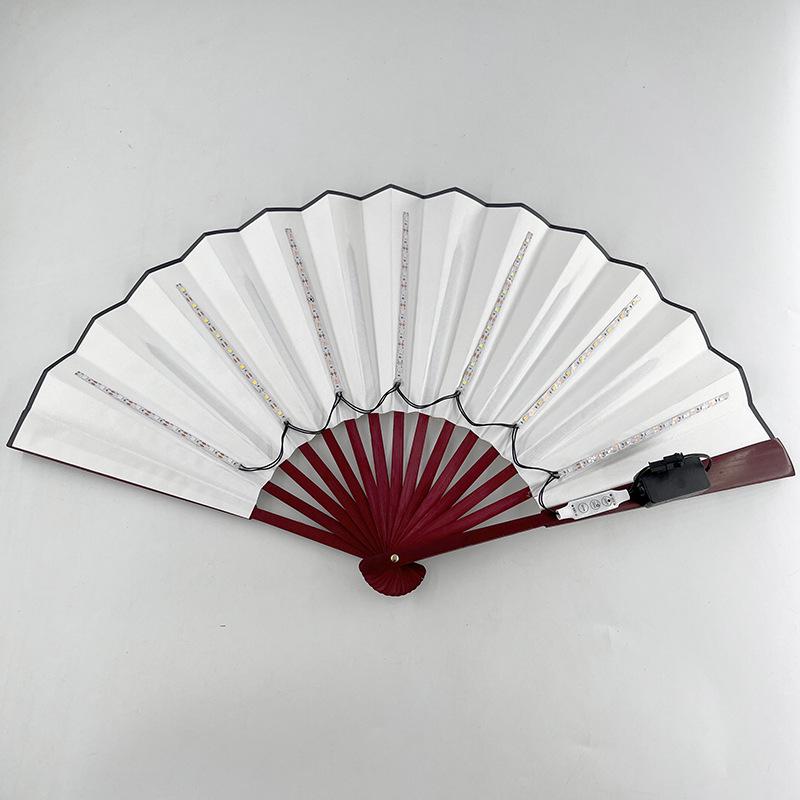 Luminous Foldable Glow Fan for Festivals & Raves