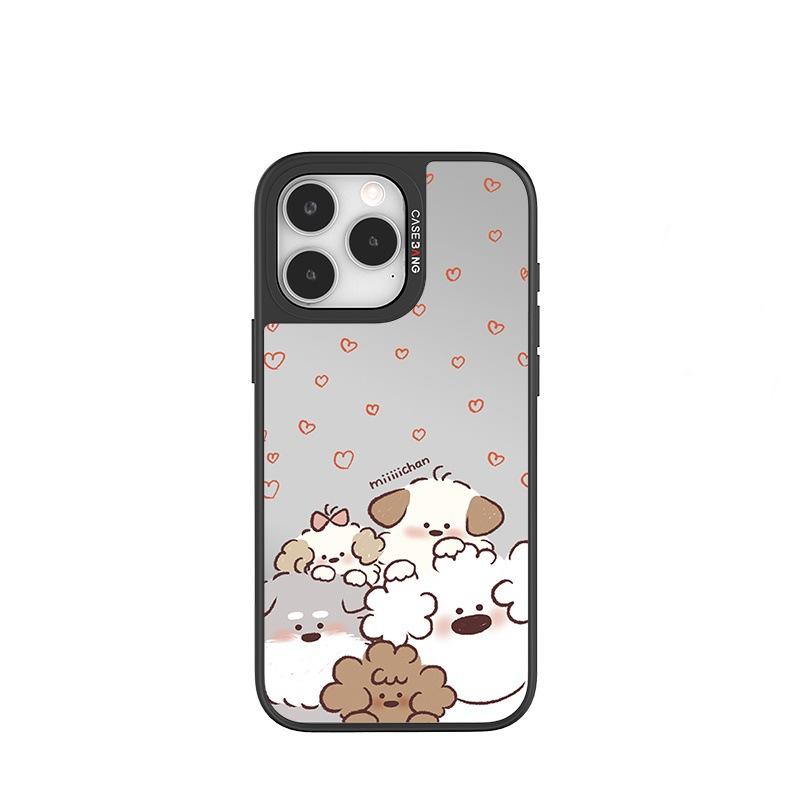 

Dog for Phone16ProMax for Apple 15Pro13 Anti Drop Phone14Pro Mirror Anti Drop Upgrade For Apple 11
