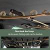 2Pcs 7 Rod Capacity Vehicle Fishing Pole Roof Rack Snap Buckle Car Fishing Pole Carrier  SUV