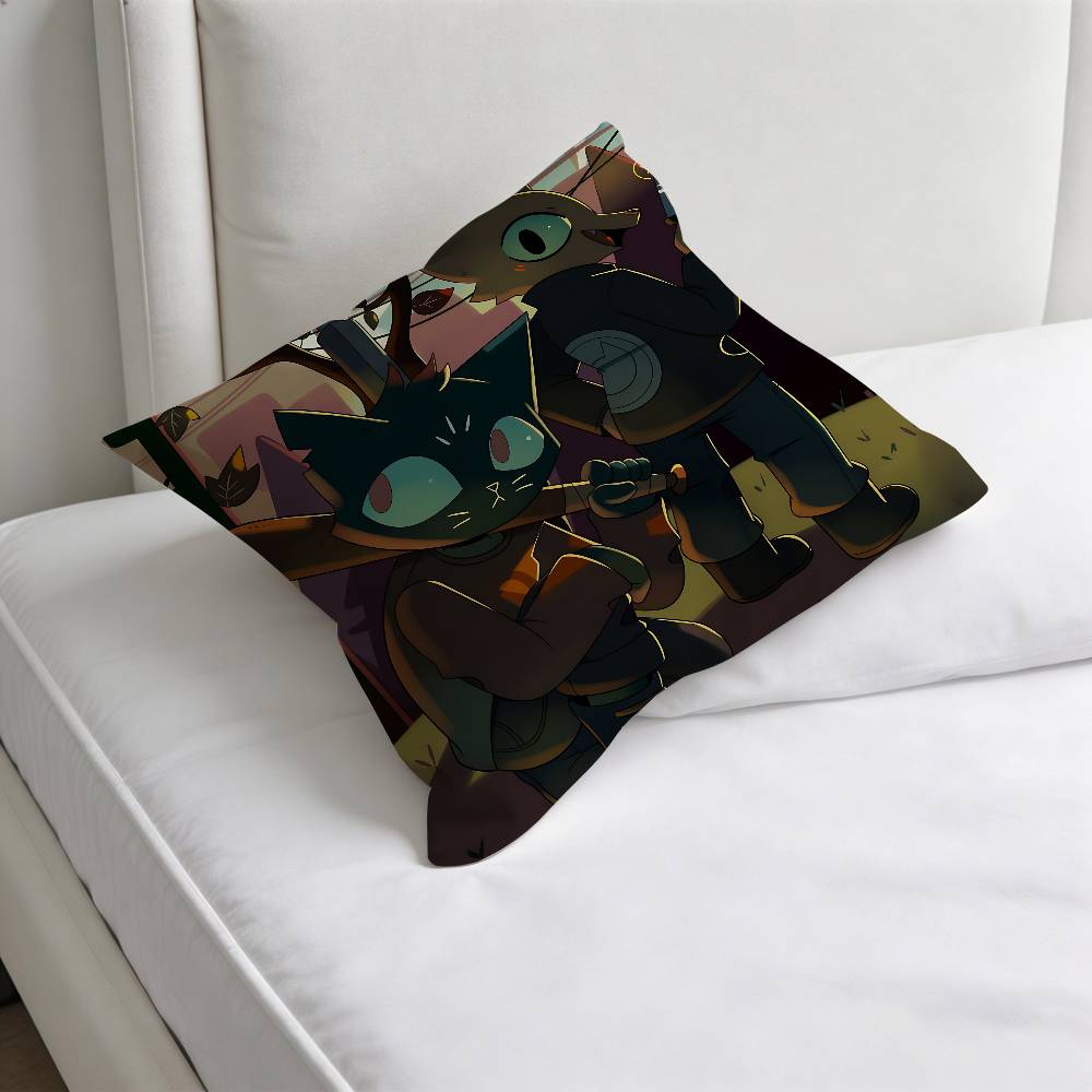 NNight In The WWoods Cool Fashion Square Pillow Case Durable Throw Pillow Cover for Sofa Couch Chair