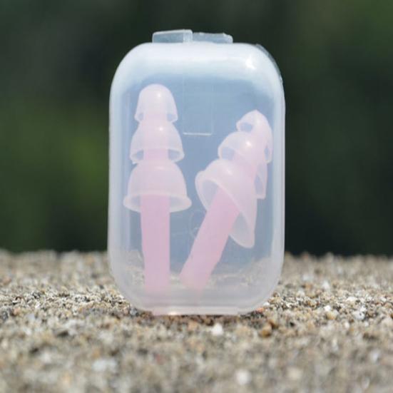 Tragbare Silikon Kinder Kinder Schwimmen Dusche Wasserdicht Ohrstöpsel