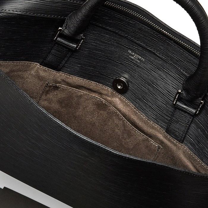 PELLE MORBIDA Briefcase A4 (1 Compartment) CA208 Black